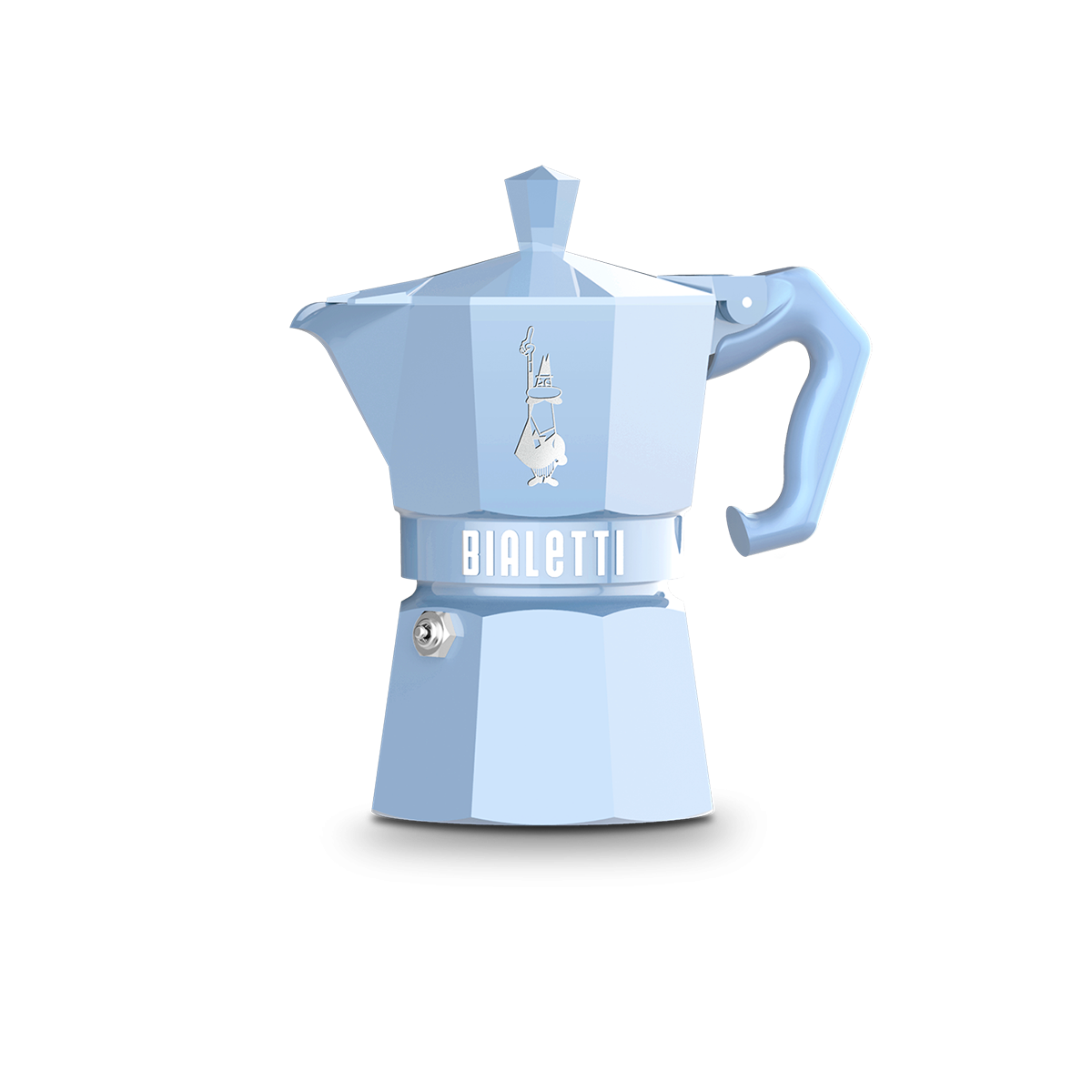 Moka 3 Tazze Exclusive Light Blue - Bialetti