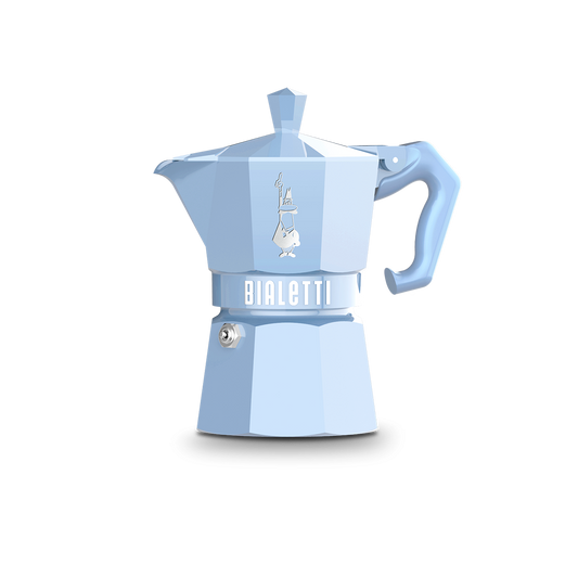 Moka 3 Tazze Exclusive Light Blue - Bialetti