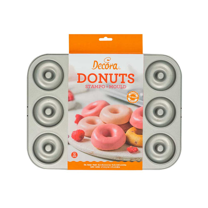 Stampo 12 Ciambelline Donuts - DECORA