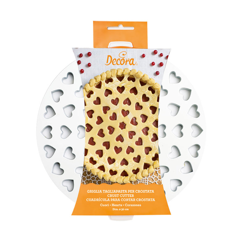 Griglia Tagliapasta Crostata Cuori - DECORA