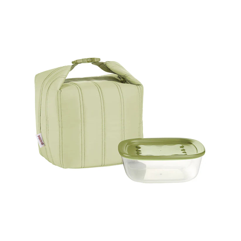 3 Sprouts Borsa Porta Pranzo Termica con Tracolla - Gufo Verde unisex