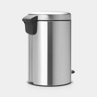 Pattumiera A Pedale NewIcon 3 Lt Matt Steel Fingerprint Proof - Brabantia