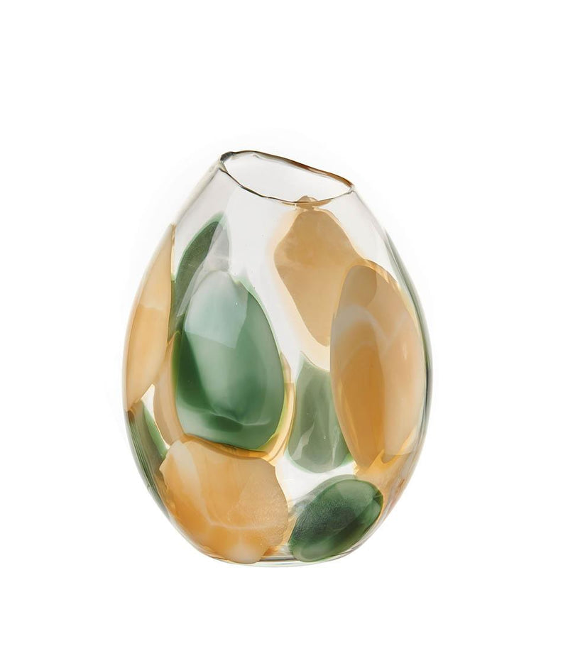 Vaso Alto Beige/Verde - L&