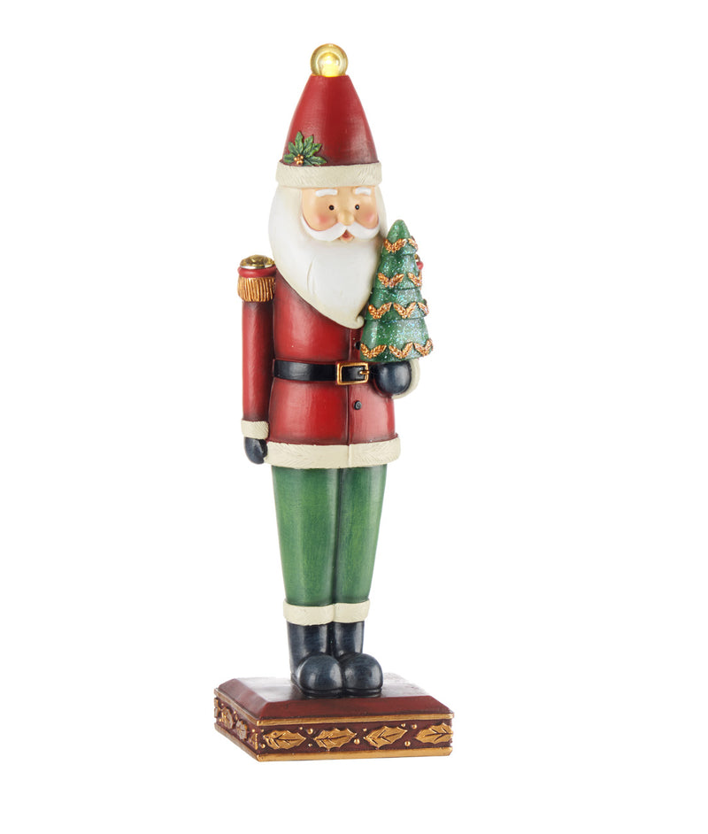 Babbo Natale C/Albero E Led &