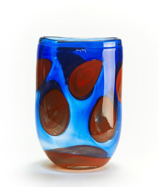 Vaso Sablon L Blu/Orange - Henry Dean