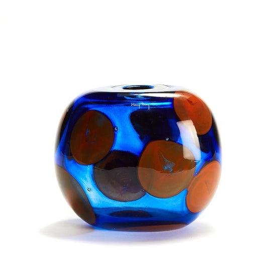 Vaso Meduse Blu/Orange - Henry Dean