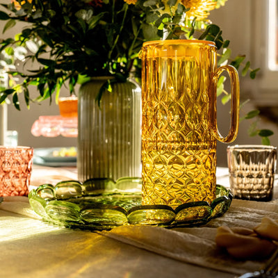 Caraffa C/Coperchio 'Vanity' Saffron Yellow - Guzzini