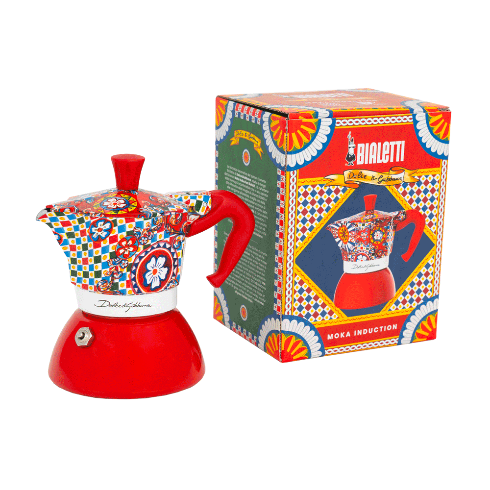 Moka Induction 2 Tazze - Bialetti Dolce&Gabbana