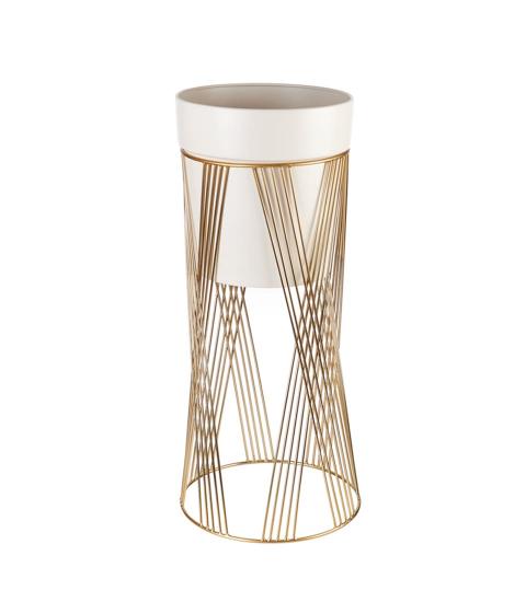 Cache-Pot Metallo Dorato - L&