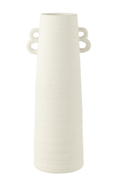 Vaso 'Conical Clay' Bianco - Jolipa