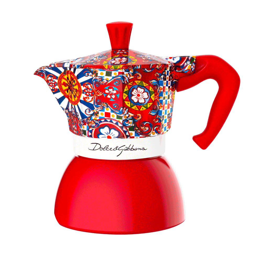 Moka Induction 4 Tazze - Bialetti Dolce&Gabbana