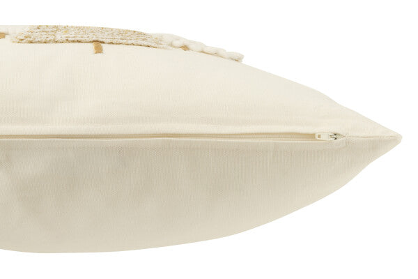 Cuscino Albero Di Natale Bianco/Oro - Jolipa