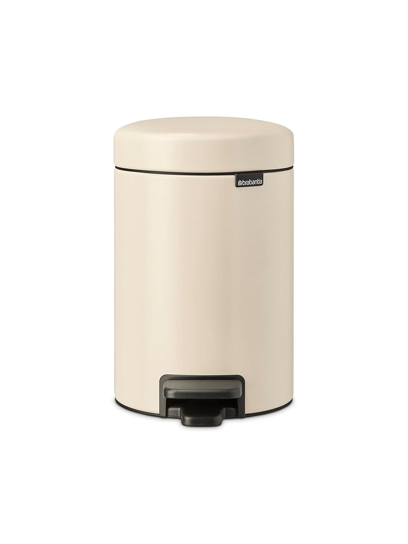 Pattumiera A Pedale NewIcon 3 Lt Soft Beige - Brabantia
