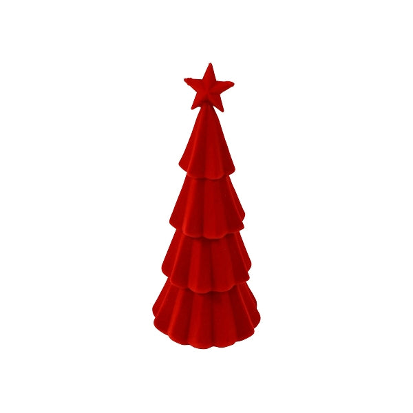 Decorazione Albero Rosso Velluto - Werner