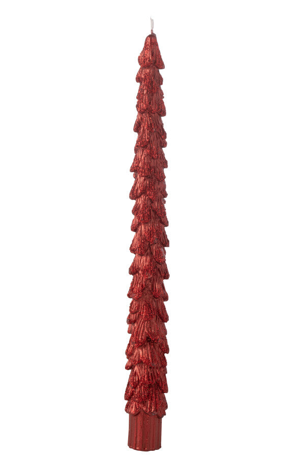 Set 2 Candele Albero Rosse - Jolipa