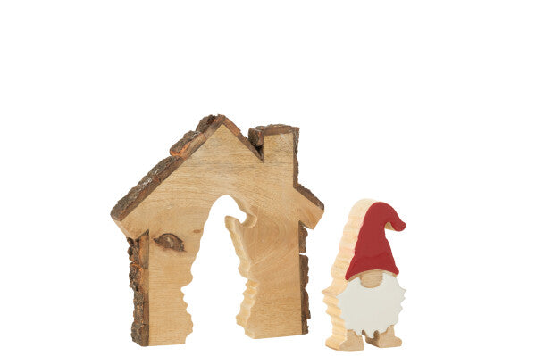 Babbo Natale C/Casa Legno - Jolipa