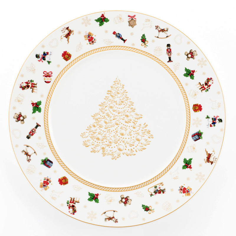 Piatto Tondo Toys Natale - Weissestal