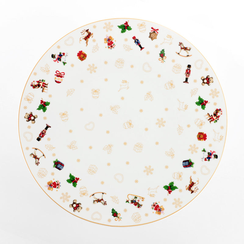 Piatto Panettone Toys Natale - Weissestal