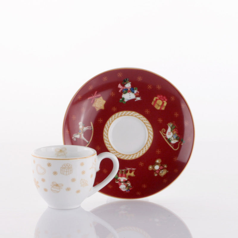 Set 2 Tazze Caffè C/P Winter Gift - Weissestal