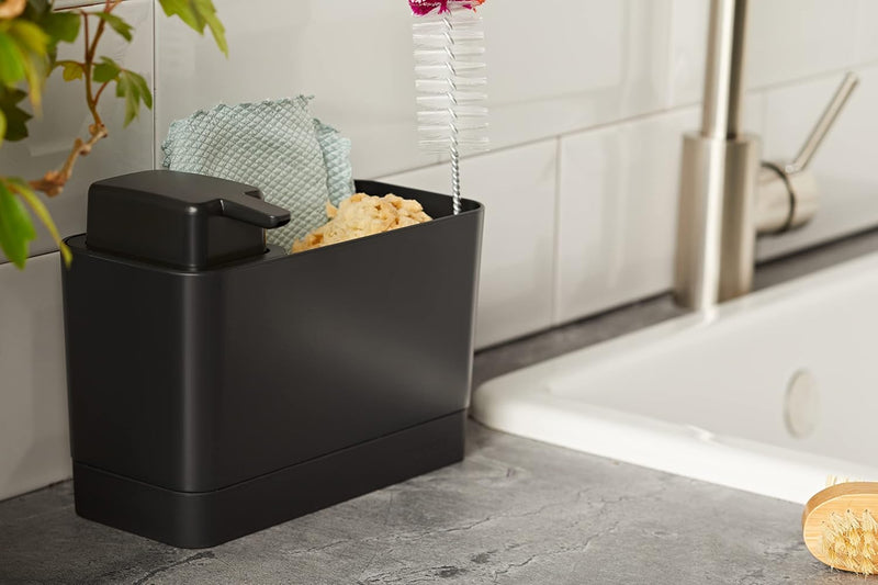 Set Organizer Lavello C/Dispenser Dark Grey - Brabantia