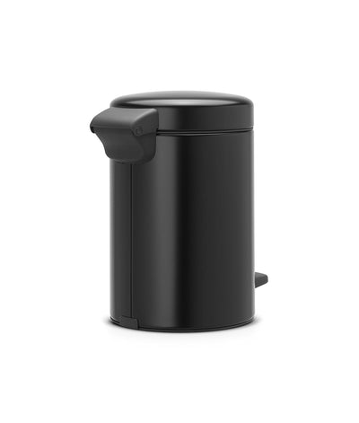 Pattumiera A Pedale NewIcon 12 Lt Matt Black - Brabantia