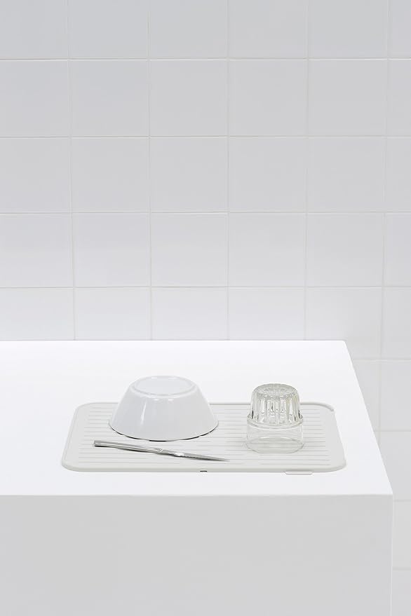 Tappetino Silicone Scolapiatti Light Grey - Brabantia