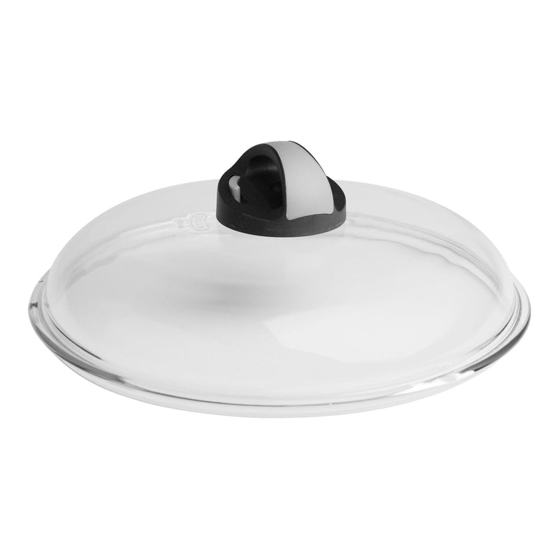 Domed Glass Lid With Venting Valve - 28 cm