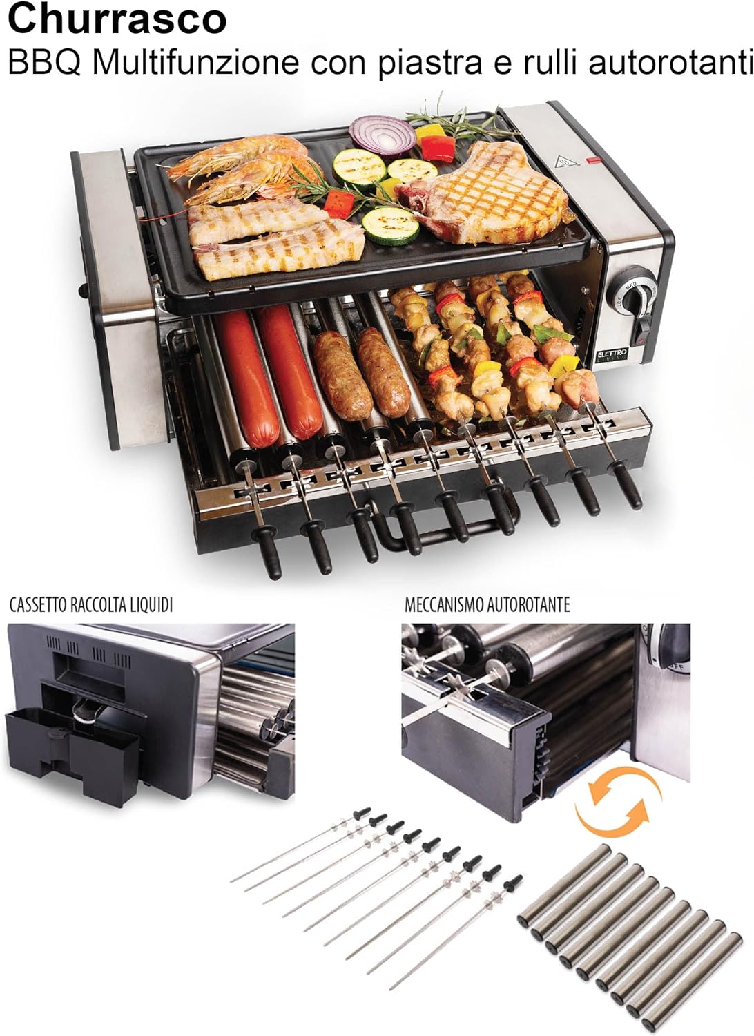 Barbeque Elettrico Portatile - Elettro Living