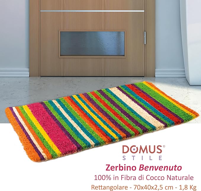 Zerbino In Fibra Di Cocco Colorato - Domus Stile