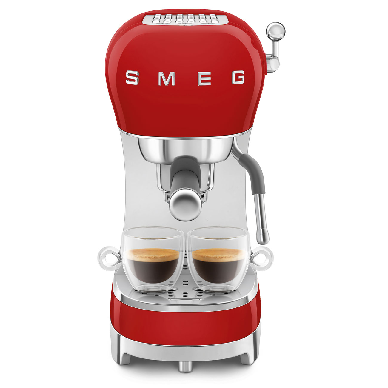 Macchina da Caffè Espresso Manuale Rossa - Smeg