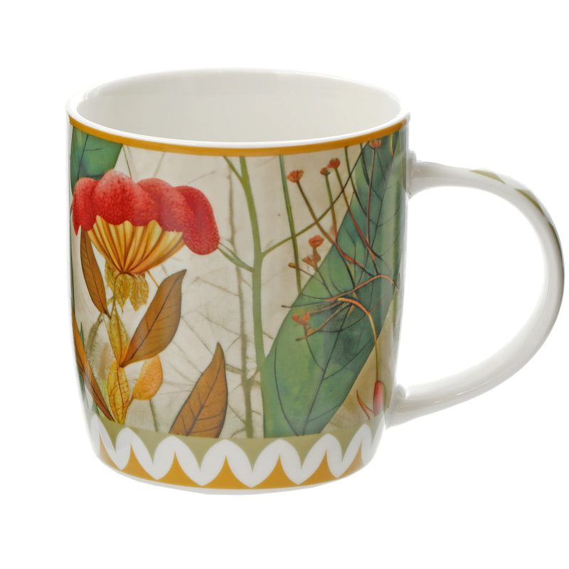 Set 2 Mug Mirabilia Giallo - Rose & Tulipani
