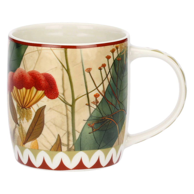 Set 2 Mug Mirabilia Rosso - Rose & Tulipani