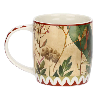 Set 2 Mug Mirabilia Rosso - Rose & Tulipani