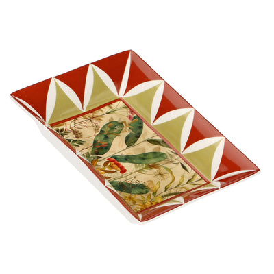 Svuotatasche Mirabilia Rosso - Rose & Tulipani