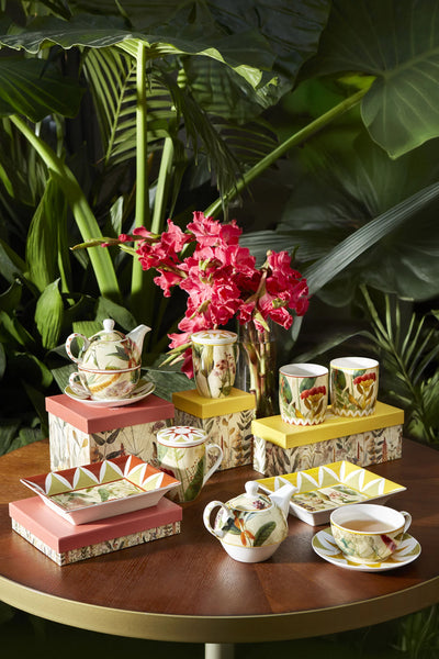 Set 2 Mug Mirabilia Rosso - Rose & Tulipani