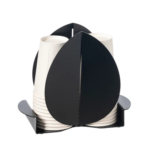 Porta Bicchieri Ficus Nero - Arti & Mestieri