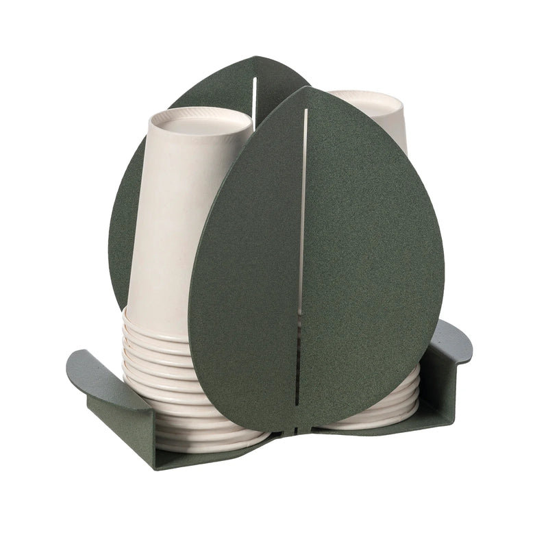 Porta Bicchieri Ficus Verde Salvia - Arti & Mestieri