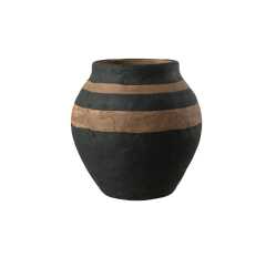 Vaso Kenia Nero/Marrone - Jolipa