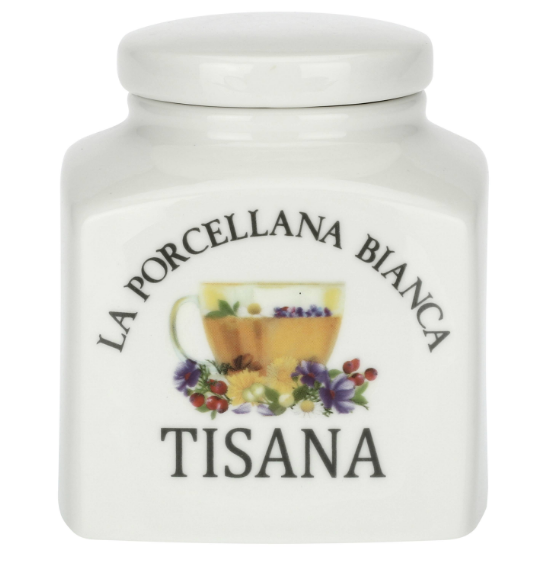 Barattolo Conserva Tisana - La Porcellana Bianca