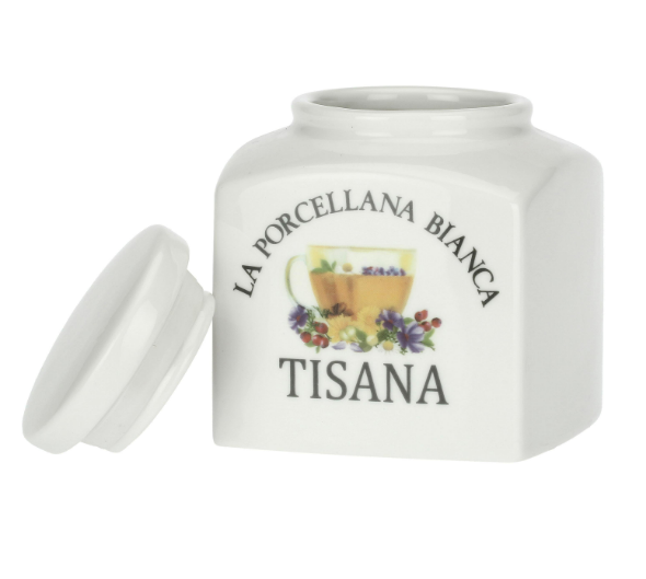 Barattolo Conserva Tisana - La Porcellana Bianca