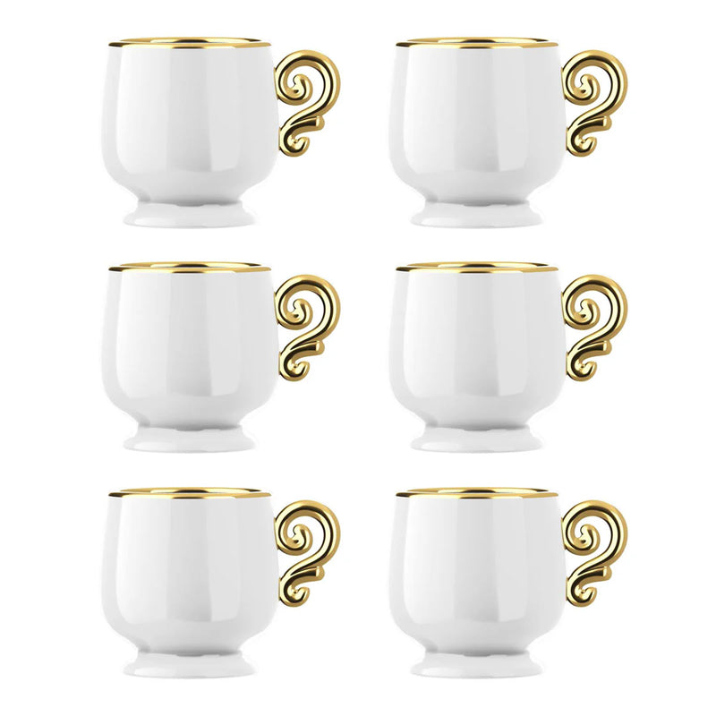 Set 6 Tazzine Caffè Pure Gold - Bialetti