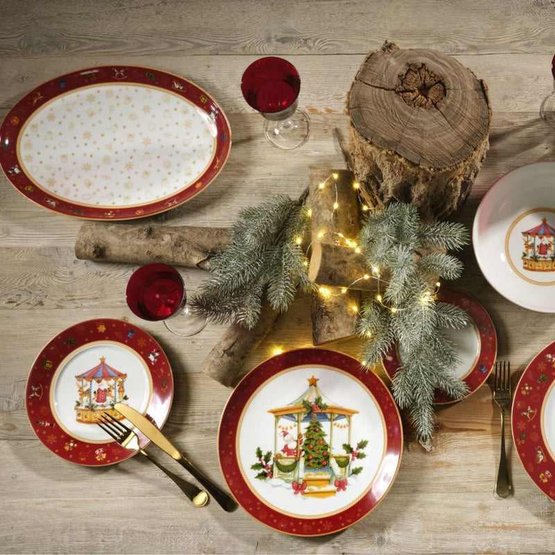 Piatto Tondo Winter Gift - Weissestal