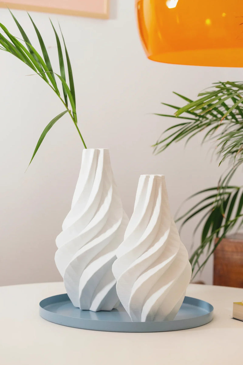 Vaso 3D Wind Bianco Grande - Villa Altachiara