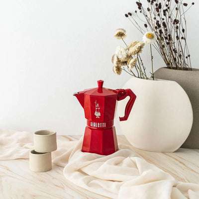 Moka 3 Tazze Exclusive Red - Bialetti