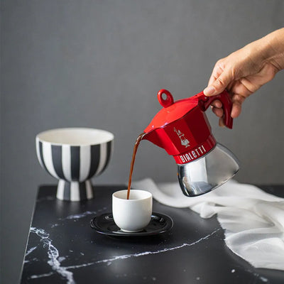 Moka 4 Tazze Induction Exclusive Red - Bialetti