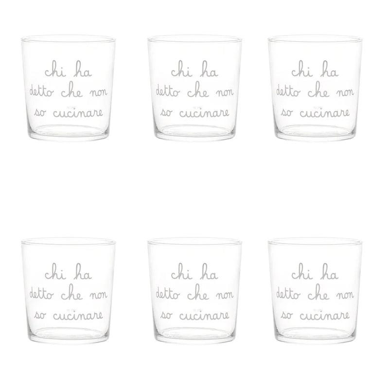 Set 6 Bicchieri Acqua &