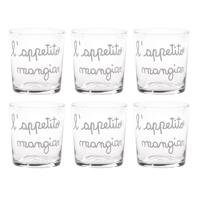Set 6 Bicchieri Acqua &