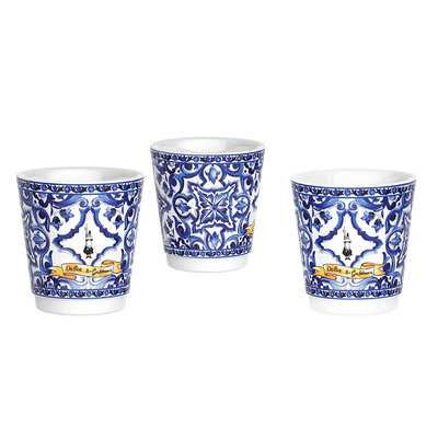 Set Moka Express 6 Tz Blu Mediterraneo - Bialetti Dolce&Gabbana