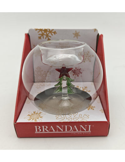 Sfera C/Porta Tealight Christmas - Brandani