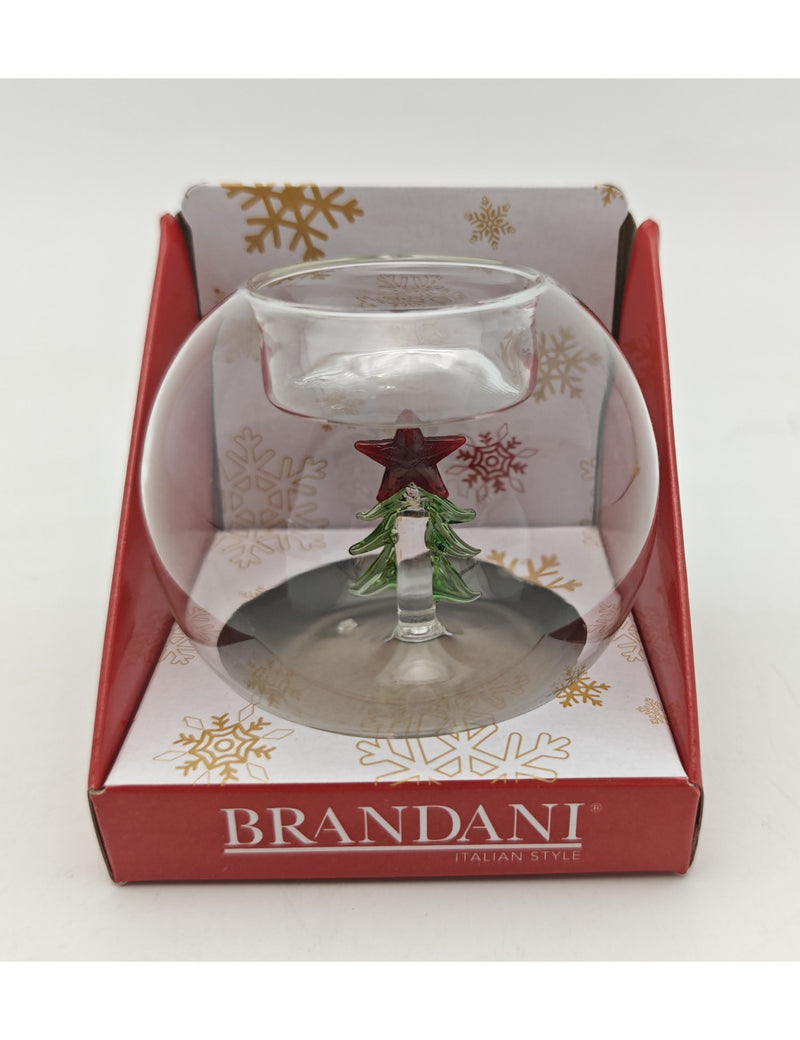Sfera C/Porta Tealight Christmas - Brandani